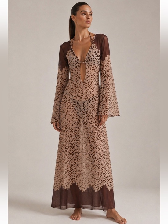 Caroline Constas Other - NWT Caroline Constas Mesh Maxi Swim Coverup Sz S